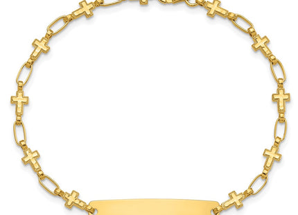 Sterling Silver Bracelets Style QID247GP - Classique Jewelry Inc.