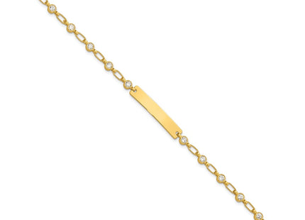 Sterling Silver Bracelets Style QID248GP - Classique Jewelry Inc.