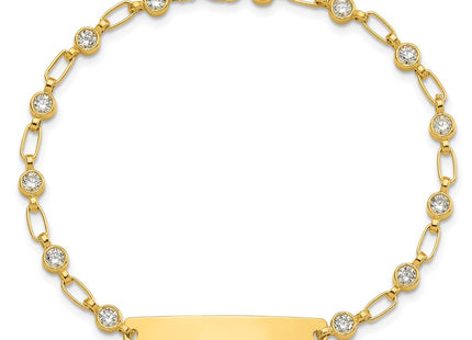 Sterling Silver Bracelets Style QID248GP - Classique Jewelry Inc.