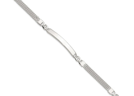 Sterling Silver Bracelets Style QID249 - Classique Jewelry Inc.