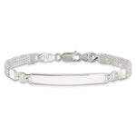 Sterling Silver Double Strand Curb Link 8in ID Bracelet view 2