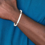 Sterling Silver Double Strand Curb Link 8in ID Bracelet view 5