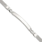 Sterling Silver Double Strand Curb Link 8in ID Bracelet view 1