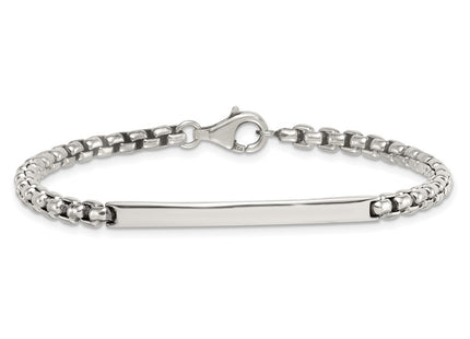 Sterling Silver Chain Bracelets Style QID257 - Classique Jewelry Inc.