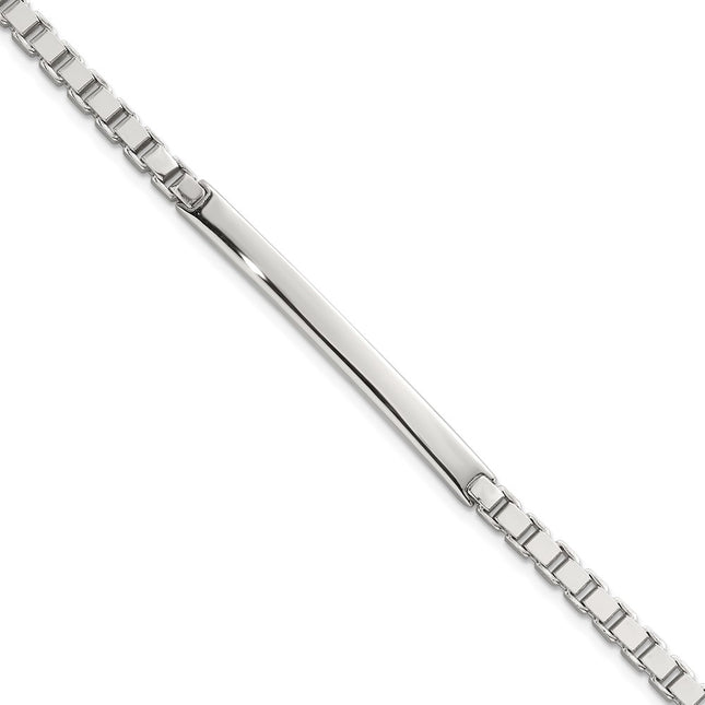Sterling Silver Chain Bracelets Style QID258 - Classique Jewelry Inc.