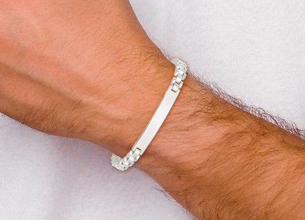 Sterling silver ID bracelet