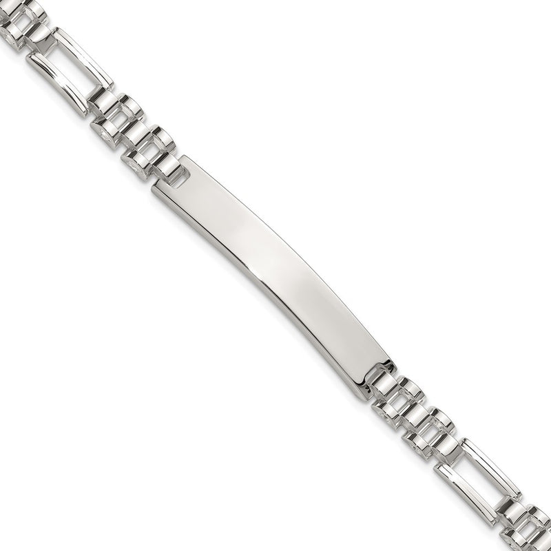 Sterling silver ID bracelet