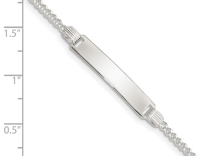 Sterling Silver Children's ID Bracelet (Style QID28-6)
