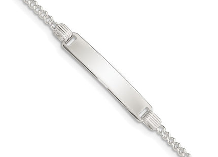 Sterling Silver Children's ID Bracelet (Style QID28-6)