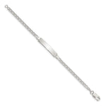 Sterling Silver Children's ID Bracelet, 6 x 6mm view