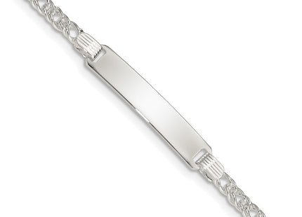 Sterling Silver Children's ID Bracelet (Style QID29-6)