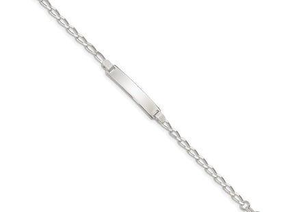 Sterling silver ID bracelet, further view