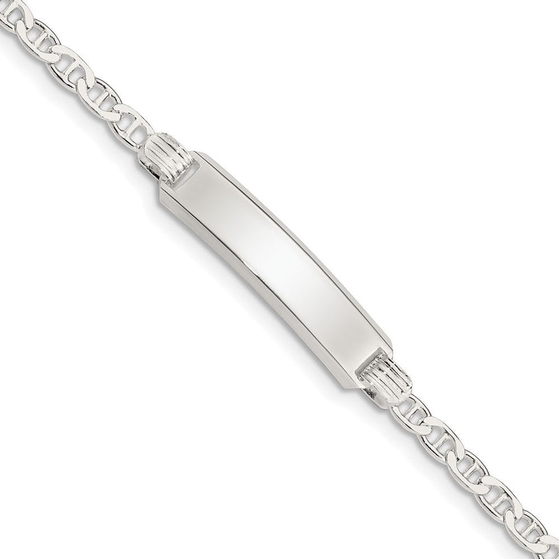 Sterling silver ID bracelet