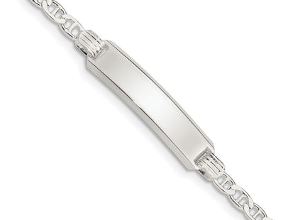 Sterling Silver Children's ID Bracelet (Style QID34-6)