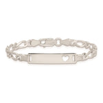 Sterling Silver Baby ID 6 IN Bracelet view 2