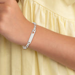 Sterling Silver Baby ID 6 IN Bracelet view 4