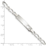Sterling Silver Baby ID 6 IN Bracelet view 5