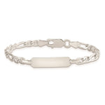 Sterling Silver Childrens ID Anchor 5in Plus 1in EXT Link Bracelet view 2