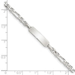 Sterling Silver Childrens ID Anchor 5in Plus 1in EXT Link Bracelet view 5