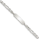 Sterling Silver Childrens ID Anchor 5in Plus 1in EXT Link Bracelet view 1