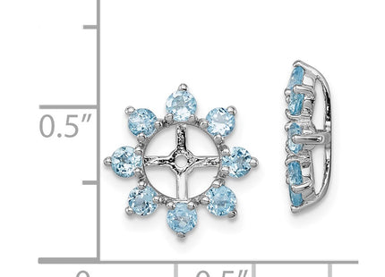 Sterling Silver Earrings Style QJ116DEC - Classique Jewelry Inc.