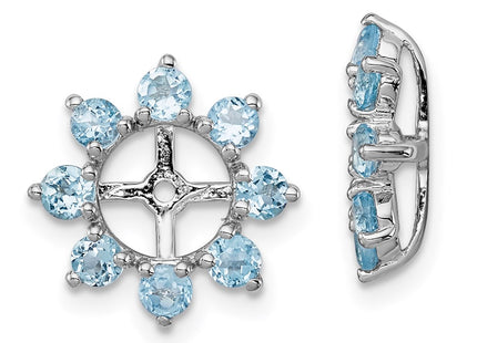 Sterling Silver Earrings Style QJ116DEC - Classique Jewelry Inc.