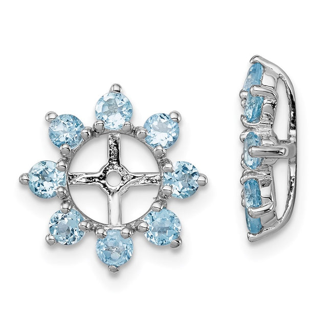 Sterling Silver Earrings Style QJ116DEC - Classique Jewelry Inc.