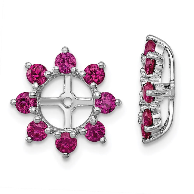 Sterling Silver Earrings Style QJ116JUL - Classique Jewelry Inc.