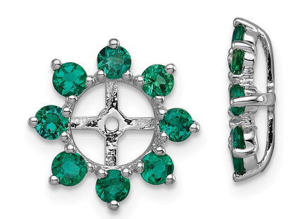 Sterling Silver Earrings Style QJ116MAY - Classique Jewelry Inc.