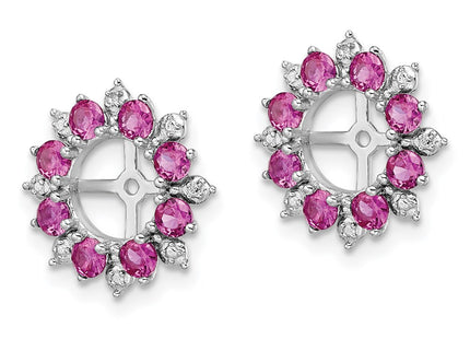 Sterling Silver Earrings Style QJ119JUL - Classique Jewelry Inc.