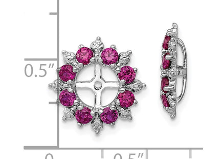 Sterling Silver Earrings Style QJ119JUL - Classique Jewelry Inc.