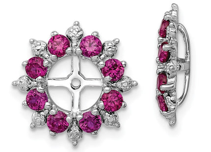 Sterling Silver Earrings Style QJ119JUL - Classique Jewelry Inc.