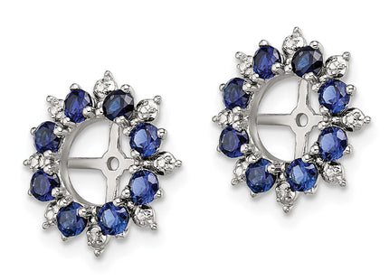 Sterling Silver Earrings Style QJ119SEP - Classique Jewelry Inc.