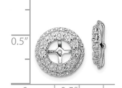 Sterling Silver Earrings Style QJ126 - Classique Jewelry Inc.