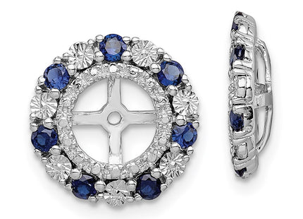 Sterling Silver Earrings Style QJ129SEP - Classique Jewelry Inc.