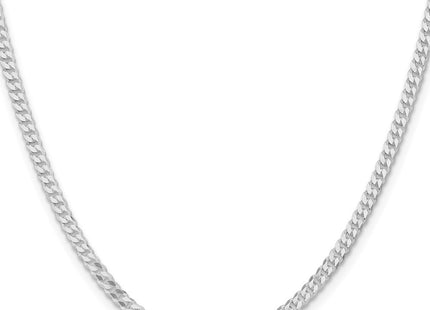 Sterling silver curb link bracelet, further view