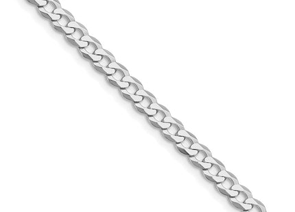 Sterling silver curb link chain
