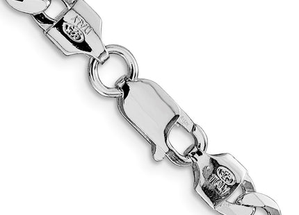 Sterling silver curb link chain, additional view