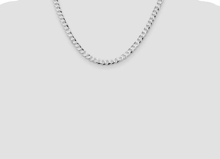 Sterling silver curb link chain