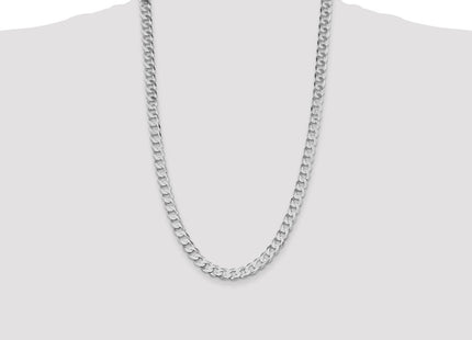 Sterling silver curb link chain