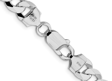 Sterling silver curb link chain, another view