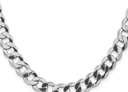 Sterling silver curb link chain, alternate view