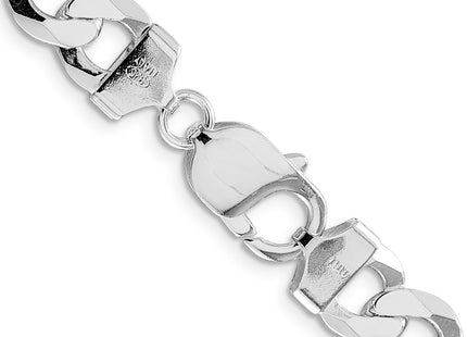 Sterling silver curb link chain, another view