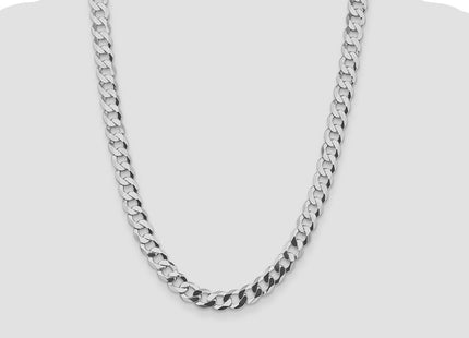 Sterling silver curb link chain, additional view