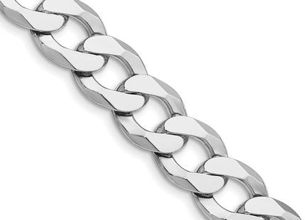 Sterling silver curb link chain, alternate view