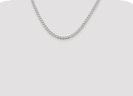 Sterling silver curb link bracelet, additional view