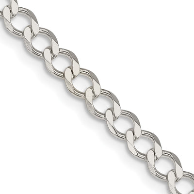 Sterling silver curb link chain