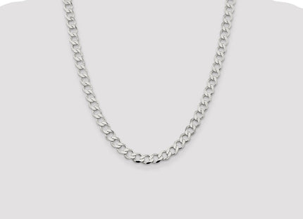 Sterling silver curb link chain