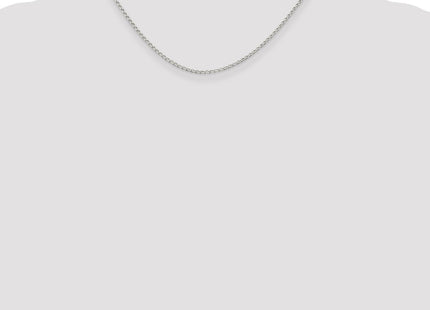 Sterling Silver Open Elongated Link Chain (Style QLL050-16)