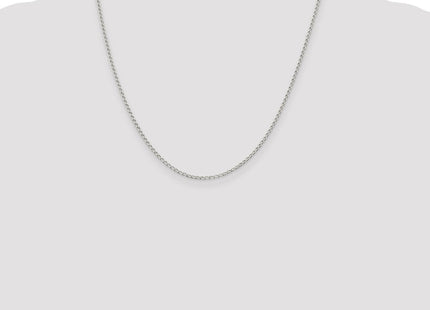 Sterling Silver Open Elongated Link Chain (Style QLL050-20)